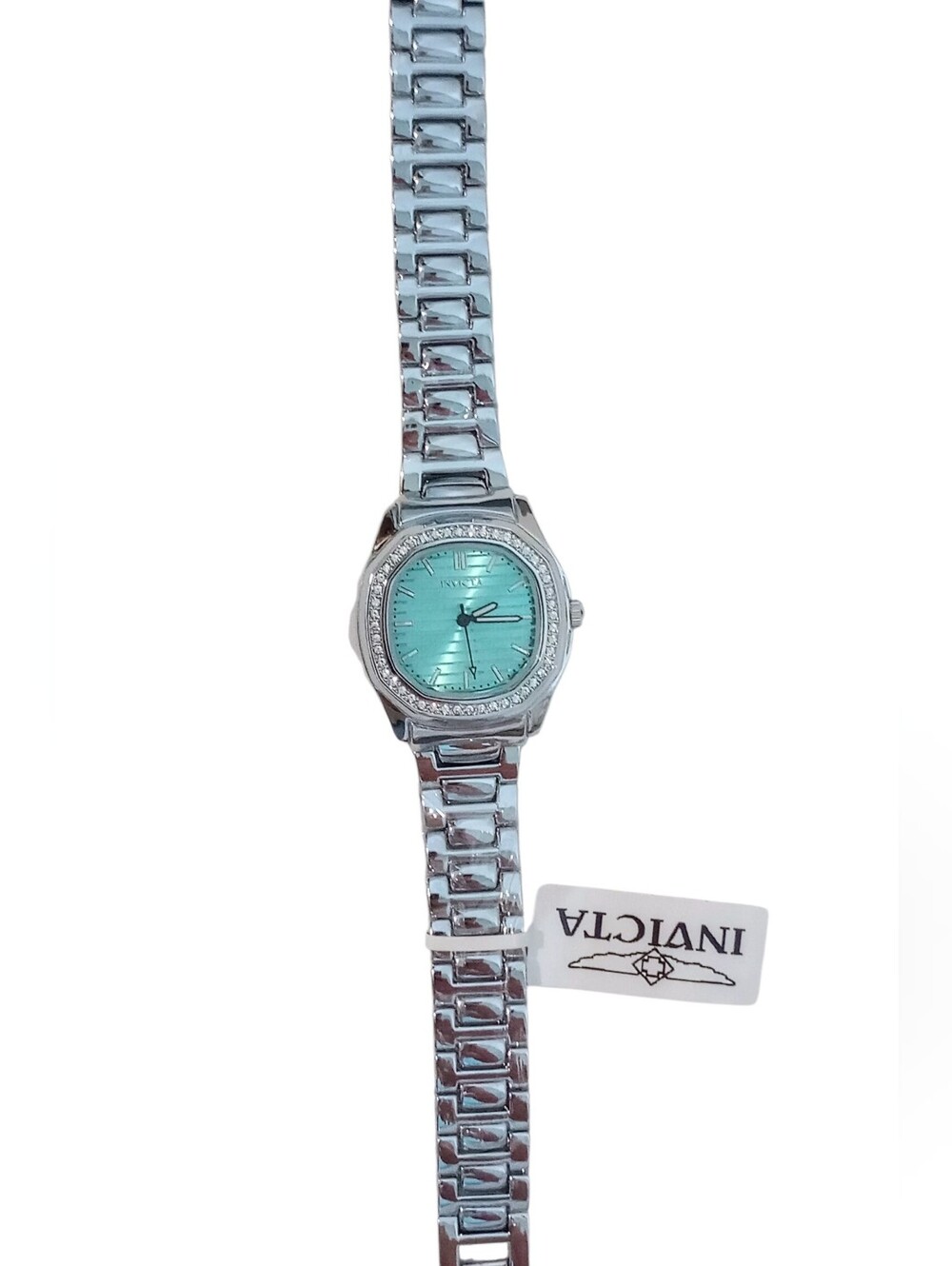 Invicta Wildflower Special Edition 32mm Silver Aqua Watch Set NWT - Picture 6 of 12